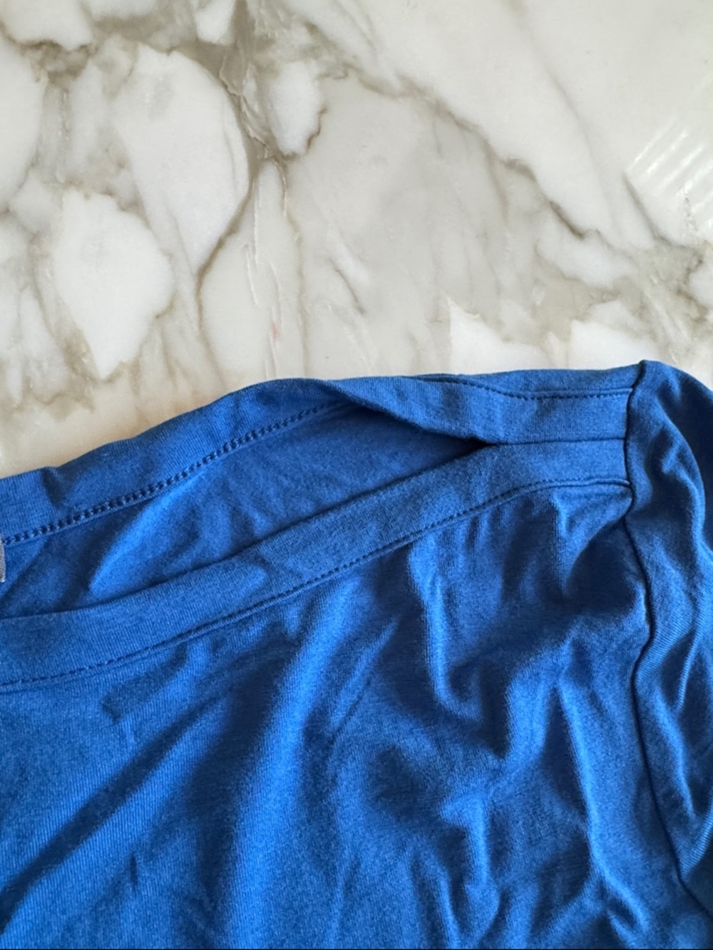 Vince Boat Neck, Long Sleeve Top in Royal Blue - Picture 3 of 6